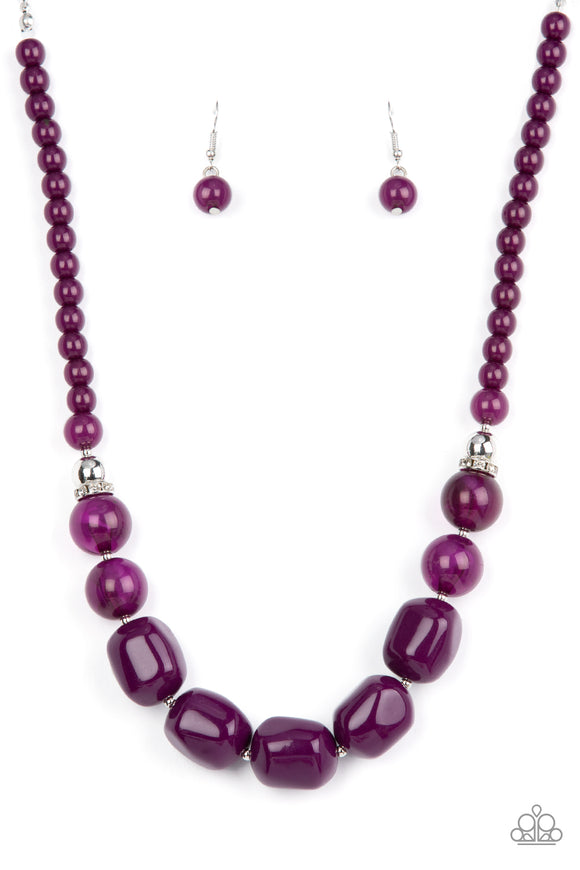 Paparazzi Jewelry Ten Out of TENACIOUS - Purple Necklace - Pure Elegance by Kym