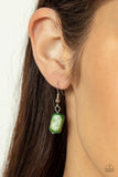Paparazzi Jewelry Bermuda Bellhop - Green Necklace - Pure Elegance by Kym
