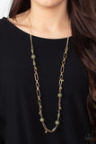 Paparazzi Jewelry Desert Journey - Green Necklace - Pure Elegance by Kym