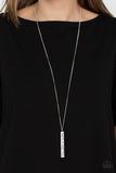 Paparazzi Jewelry Matt 7:7 - Silver Necklace - Pure Elegance by Kym