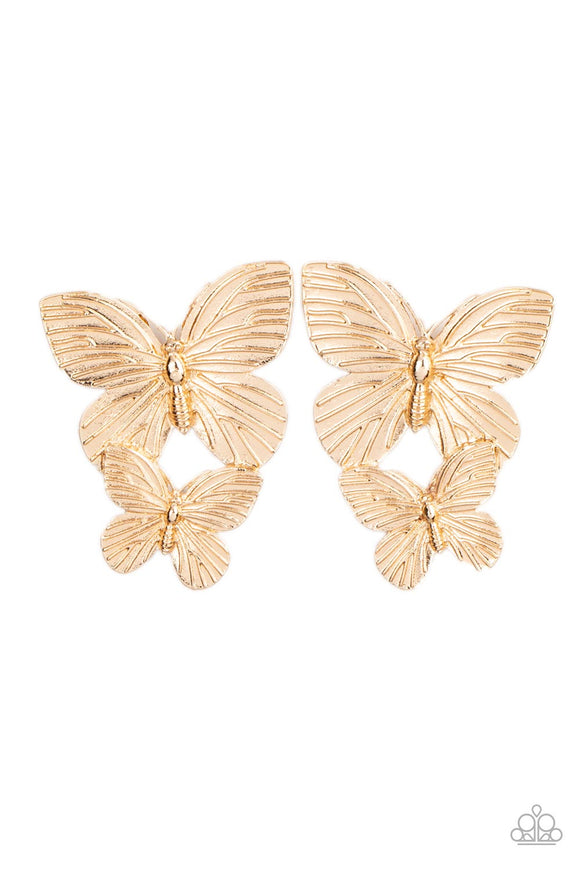 Blushing Butterflies - Gold - Pure Elegance by Kym