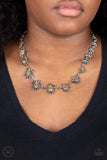 Paparazzi Jewlery Get Up and GROW - Yellow (Choker) Necklace - Pure Elegance by Kym