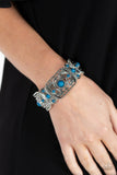 Paparazzi Jewelry Going, Going, GONDOLA - Blue Bracelet - Pure Elegance by Kym