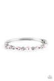 Paparazzi Jewelry Petitely Powerhouse - Pink Bracelet - Pure Elegance by Kym