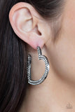 Paparazzi Jewelry AMORE to Love - Black Earring - Pure Elegance by Kym