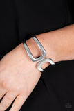 Paparazzi Jewelry Industrial Empress - Silver Bracelet - Pure Elegance by Kym