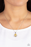 Paparazzi Jewelry Flower Patch Fabulous - Yellow Necklace - Pure Elegance by Kym
