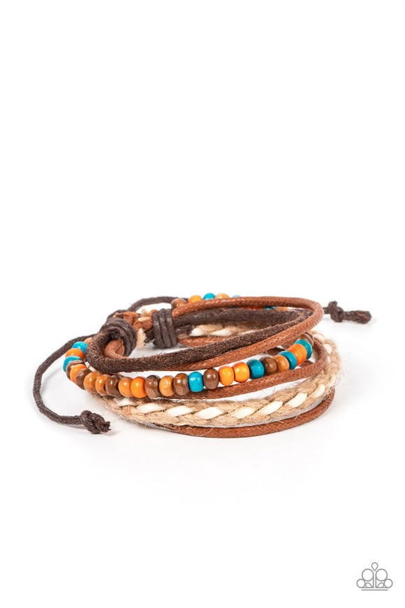 Paparazzi Jewelry Woodsy Wayfarer - Multi Bracelet - Pure Elegance by Kym