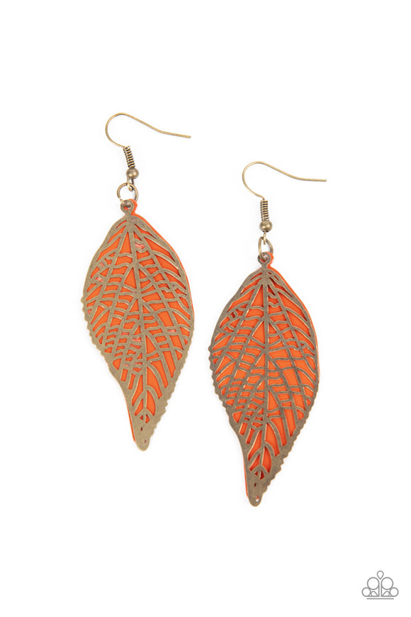 Leafy Luxury - Orange - Pure Elegance by Kym