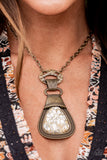 Paparazzi Jewelry Rodeo Royale - Brass Necklace - Pure Elegance by Kym
