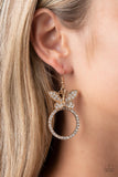 Paparazzi Jewelry Paradise Found - Gold Earrings - Pure Elegance by Kym