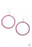 Paparazzi Jewelry Head-Turning Halo - Pink Earrings - Pure Elegance by Kym