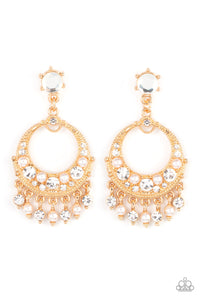Paparazzi Jewelry Marrakesh Request - Gold Earrings - Pure Elegance by Kym
