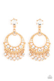 Paparazzi Jewelry Marrakesh Request - Gold Earrings - Pure Elegance by Kym