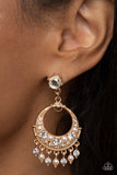 Paparazzi Jewelry Marrakesh Request - Gold Earrings - Pure Elegance by Kym