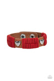 Paparazzi Jewelry Lusting for Wanderlust - Red Bracelet - Pure Elegance by Kym