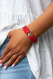 Paparazzi Jewelry Lusting for Wanderlust - Red Bracelet - Pure Elegance by Kym