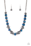 Paparazzi Jewelry Interstellar Influencer - Blue Necklace LOP May 2022 - Pure Elegance by Kym