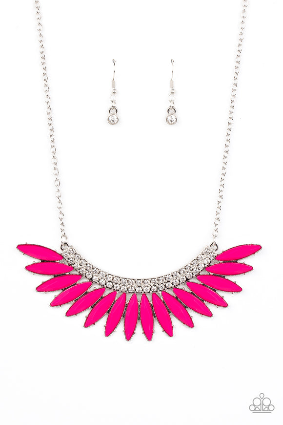 Paparazzi Jewelry Flauntable Flamboyance - Pink Necklace - Pure Elegance by Kym