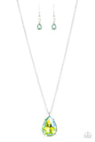 Paparazzi Jewelry Illustrious Icon - Green Necklace - Pure Elegance by Kym