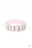 Paparazzi Jewelry Timelessly Tea Party - Pink Bracelet - Pure Elegance by Kym