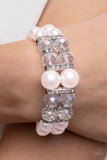 Paparazzi Jewelry Timelessly Tea Party - Pink Bracelet - Pure Elegance by Kym