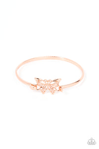 Paparazzi Jewelry Did I FLUTTER? - Copper Bracelet - Pure Elegance by Kym