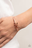 Paparazzi Jewelry Did I FLUTTER? - Copper Bracelet - Pure Elegance by Kym