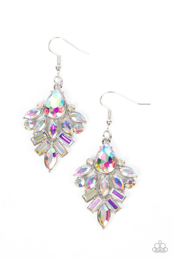 Paparazzi Jewelry Stellar-escent Elegance - Multi Earrings - Pure Elegance by Kym