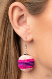Paparazzi Jewelry Zest Fest - Pink Earrings - Pure Elegance by Kym