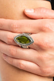 Paparazzi Jewelry Let Me Take a REIGN Check - Green Ring - Pure Elegance by Kym