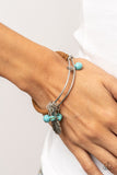Paparazzi Jewelry Running a-FOWL - Blue Bracelet - Pure Elegance by Kym