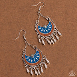 Paparazzi Jewelry I Just Need CHIME - Blue Earrings - Pure Elegance by Kym