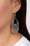 Paparazzi Jewelry I Just Need CHIME - Blue Earrings - Pure Elegance by Kym