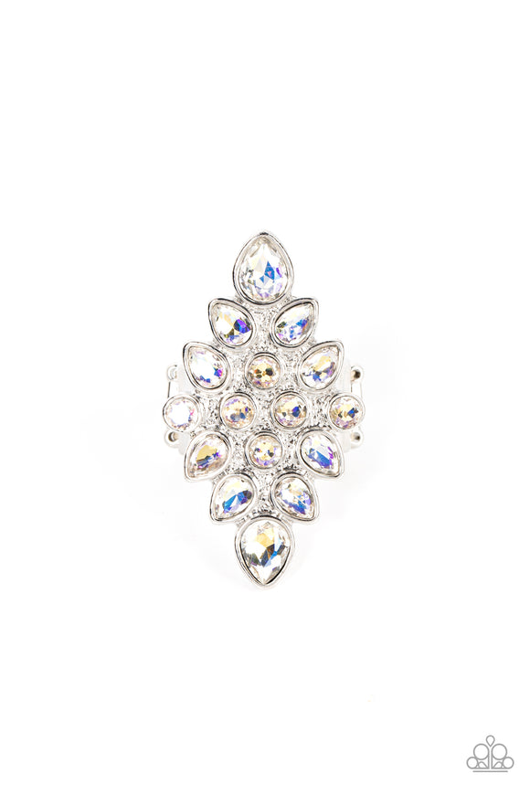 Paparazzi Jewelry Combustible Iridescence - White Ring - Pure Elegance by Kym
