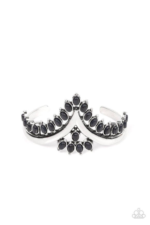 Paparazzi Jewelry Teton Tiara - Black Bracelet - Pure Elegance by Kym