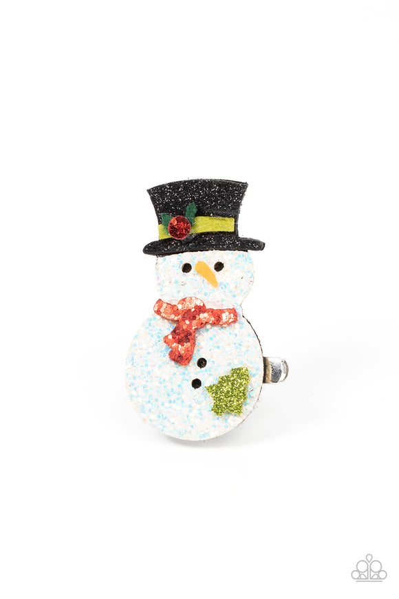 Paparazzi Jewelry Let it Snow - Multi Hair Clip - Pure Elegance by Kym