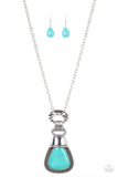 Paparazzi Jewelry Rodeo Royale - Blue Necklace - Pure Elegance by Kym