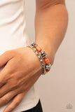 Paparazzi Jewelry Canyon Cavern - Orange Bracelets - Pure Elegance by Kym