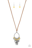Paparazzi Jewelry Paradise Pageantry - Yellow Necklace - Pure Elegance by Kym