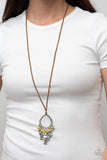 Paparazzi Jewelry Paradise Pageantry - Yellow Necklace - Pure Elegance by Kym