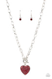 Paparazzi Jewelry If You LUST - Red Necklace - Pure Elegance by Kym