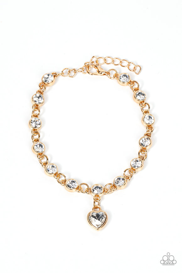 Paparazzi Jewelry Truly Lovely - Gold Bracelet - Pure Elegance by Kym