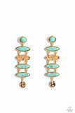Paparazzi Jewelry Rustic Reverie - Blue Earrings - Pure Elegance by Kym