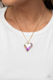Paparazzi Jewelry Lockdown My Heart - Gold Necklace - Pure Elegance by Kym