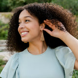 Paparazzi Jewelry Urban Delirium - Brown Earrings - Pure Elegance by Kym