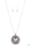 Paparazzi Jewelry Solar Swirl - Silver Necklace - Pure Elegance by Kym