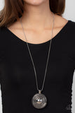 Paparazzi Jewelry Solar Swirl - Silver Necklace - Pure Elegance by Kym