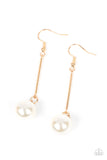 Paparazzi Jewelry Pearl Redux - Gold Earrings - Pure Elegance by Kym