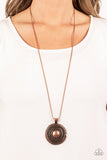 Paparazzi Jewelry Solar Swirl - Copper Necklace - Pure Elegance by Kym
